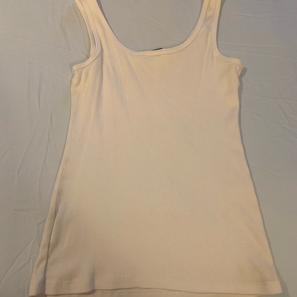 BEBE LAS VEGAS cotton tank shirt with stones  , size Large - Picture 3 of 4